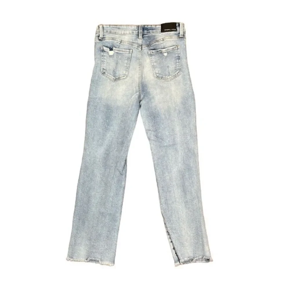 Kendall‎ + Kylie Super High Distressed Skinny Jeans Medium Light Wash Size 28